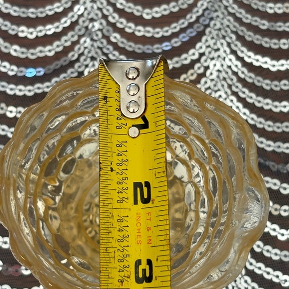 Vintage anchor hocking bubble Glass Creamer - Picture 7 of 7